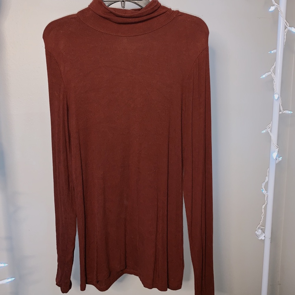 Long sleeve turtle neck